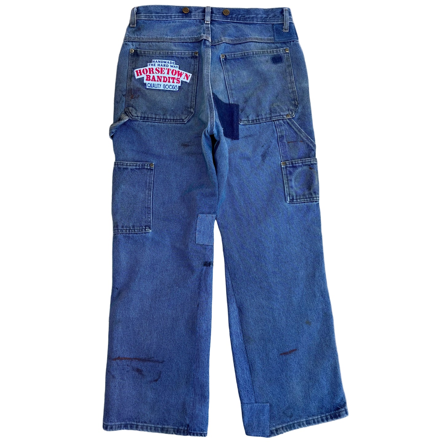 1/1 DENIM PATCHWORK DOUBLE KNEE 32x32
