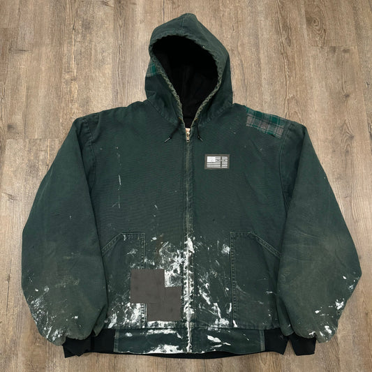 1/1 DIY PATCHWORK WORK JACKET - L / XL