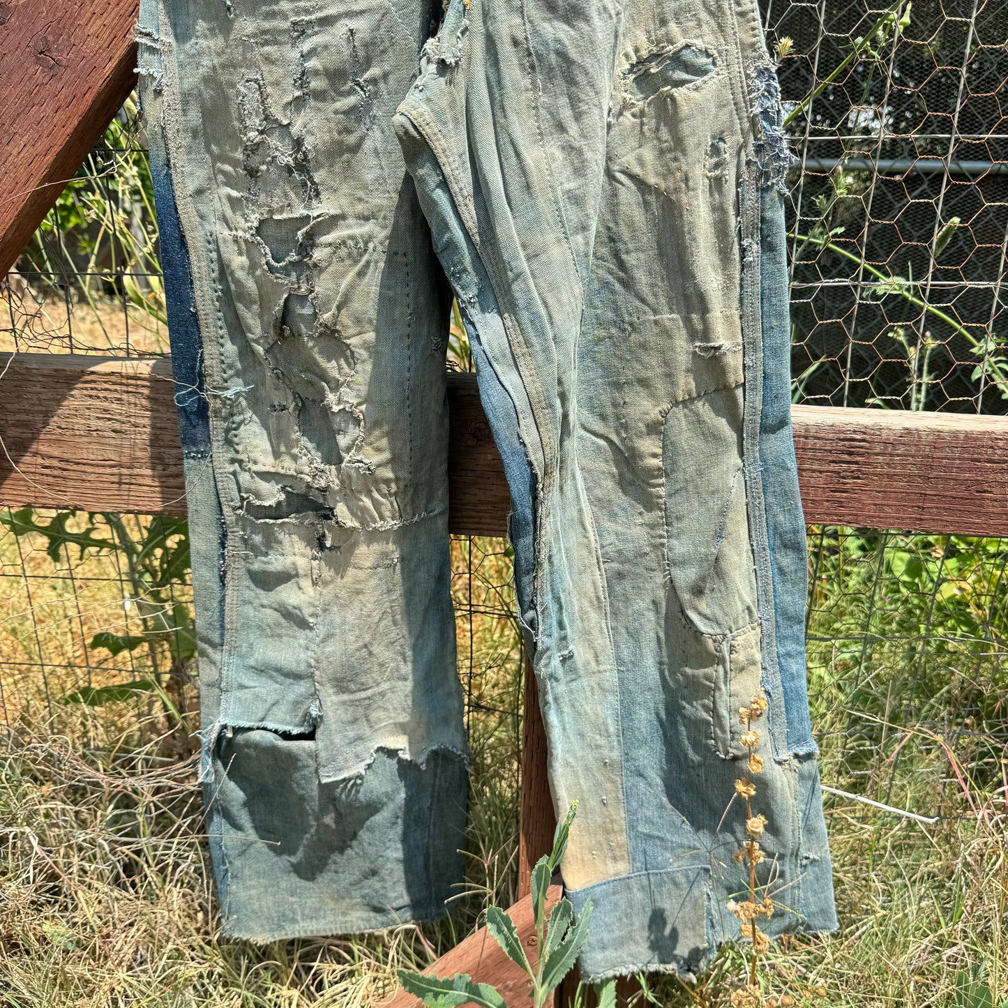 1930s N&W MULE EAR BUCKLEBACK JEANS 30x30