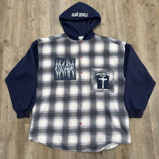 1/1 ESC HOODED FLANNEL