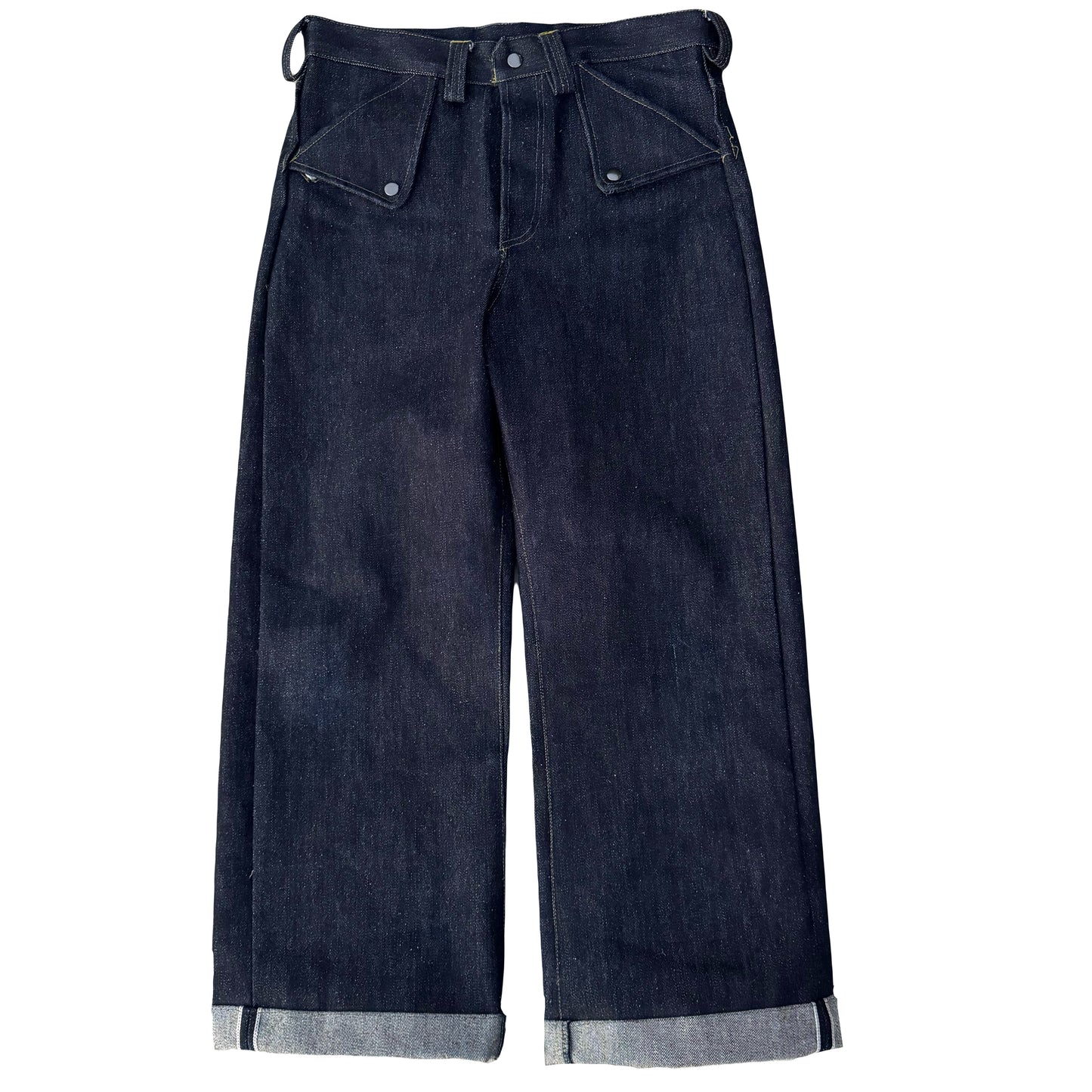 1/1 DENIM RAINBOW NEP SELVEDGE MULE EARS 18oz 33x32