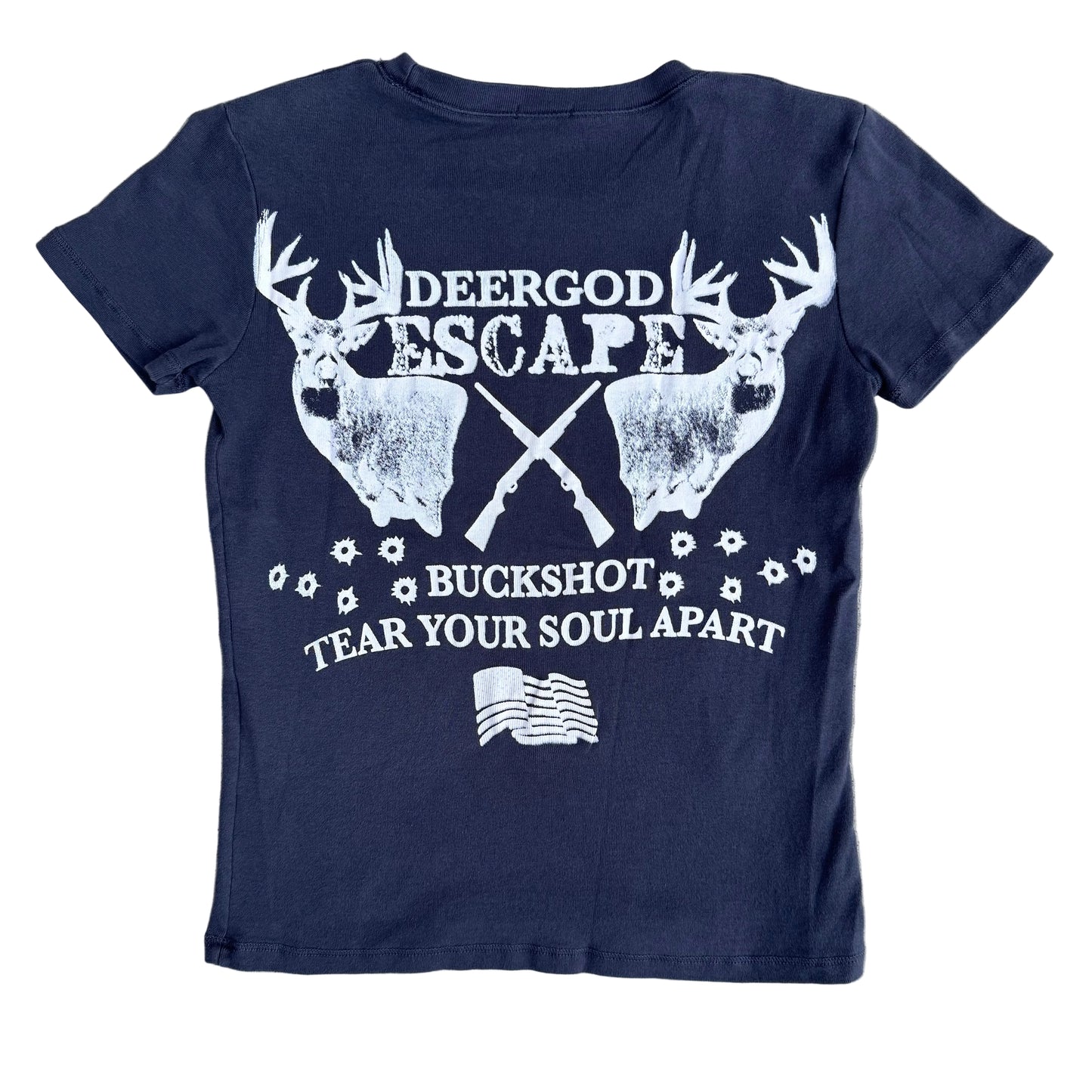 1/1 GIRL ESC BRANDY MELVILLE PATCHED TSHIRT