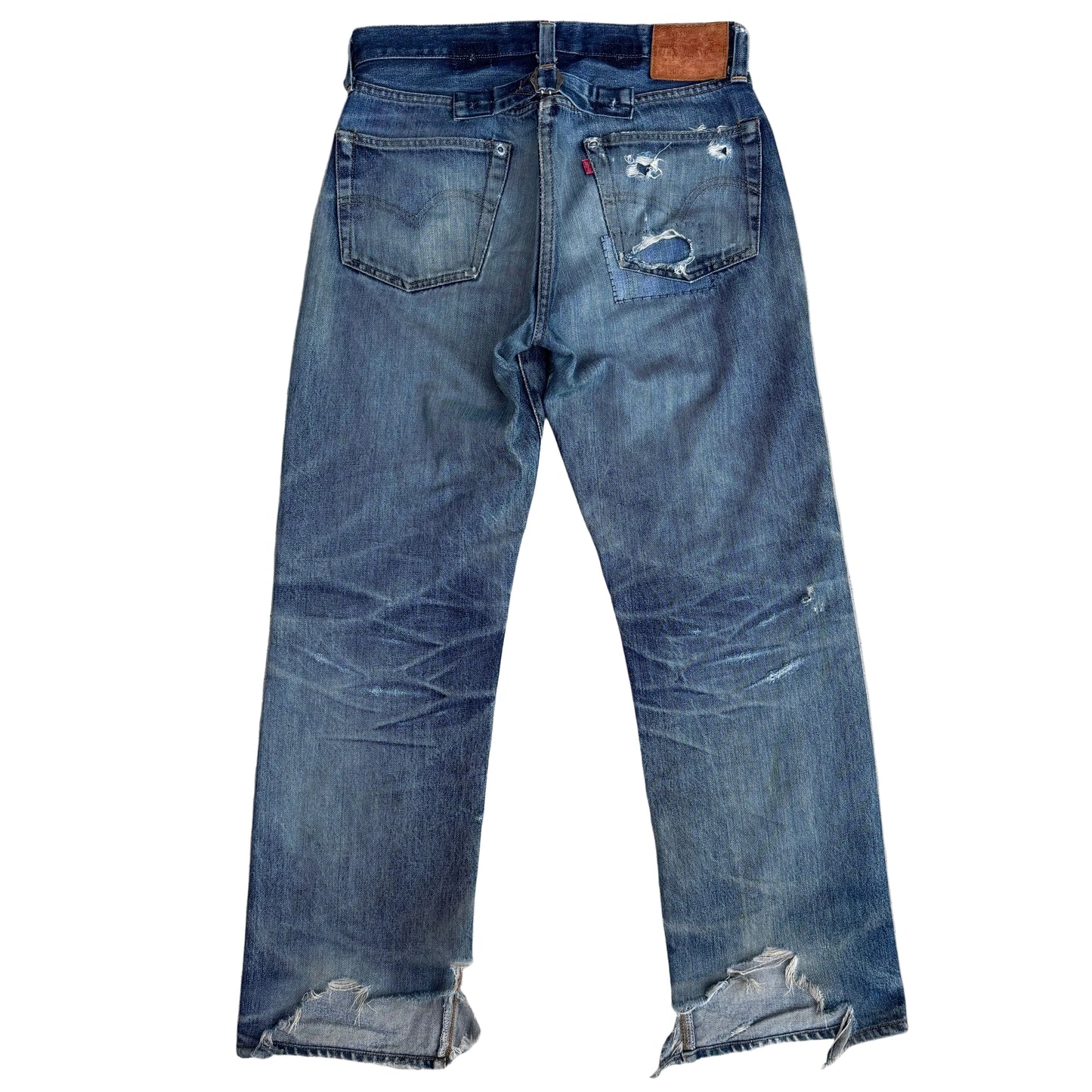 1/1 DENIM PATCHWORK BUCKLEBACK LEVIS 201xx 31x30