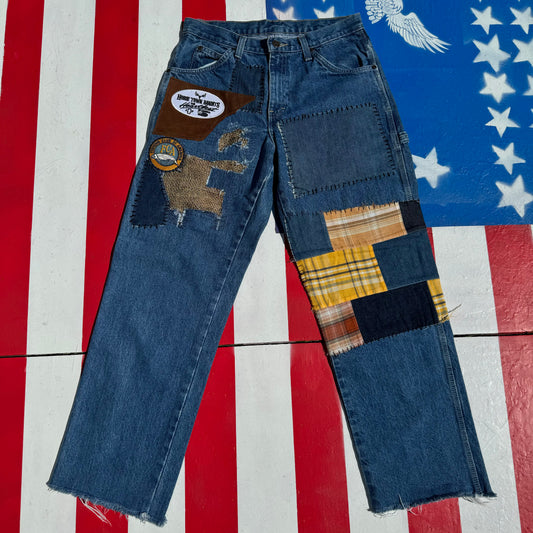 1/1 DICKIES PATCHWORK CARPENTER PANTS 30x30