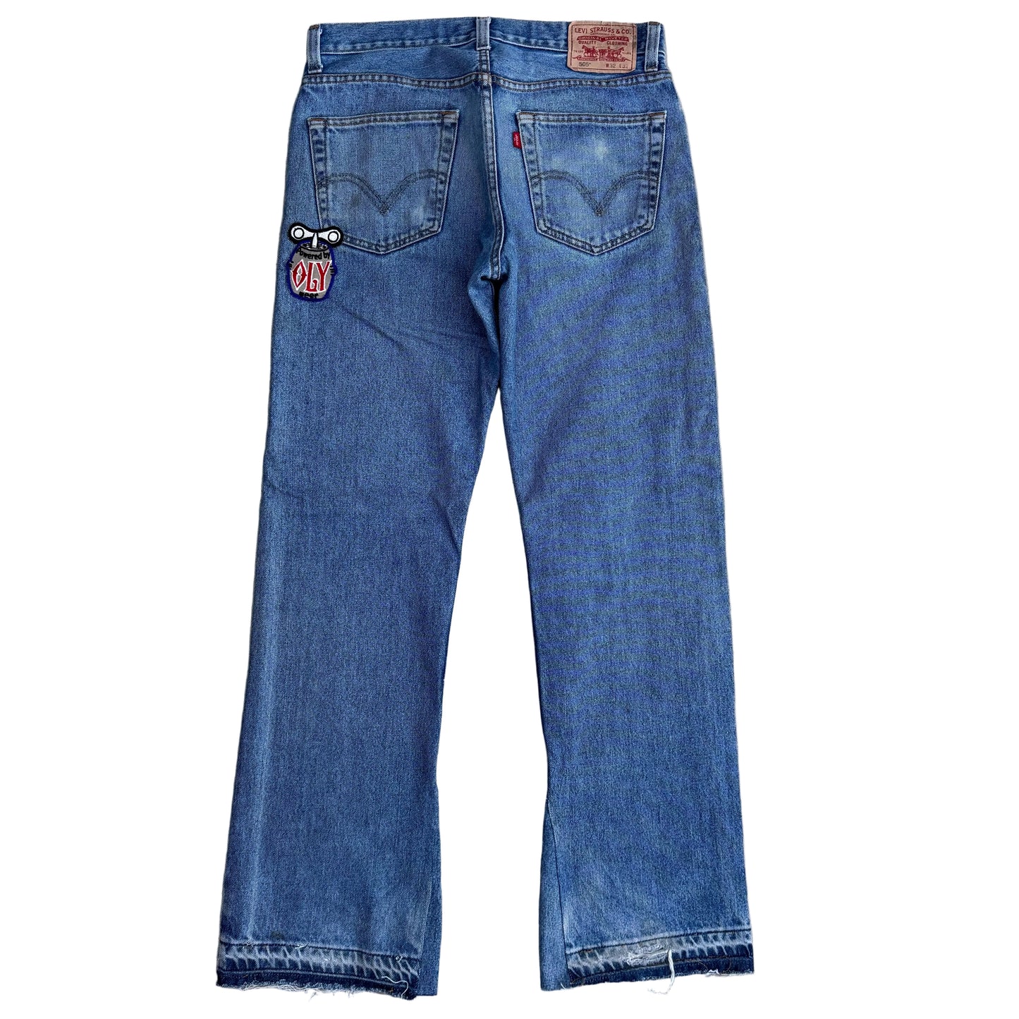 1/1 DENIM PATCHWORK LEVI 501s 32x32