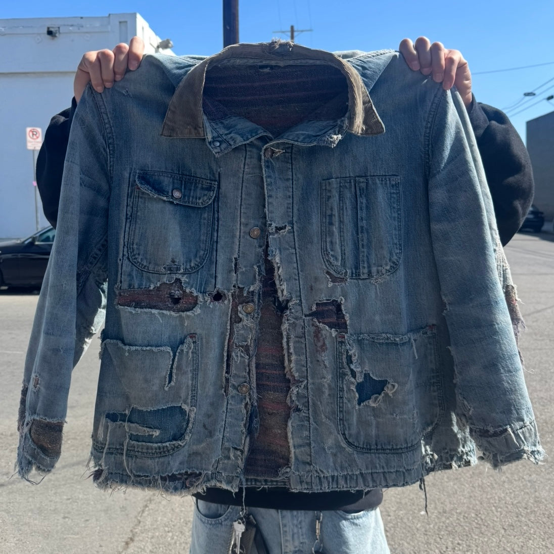 1940s UNION PACIFIC CHORE JACKET - L/XL